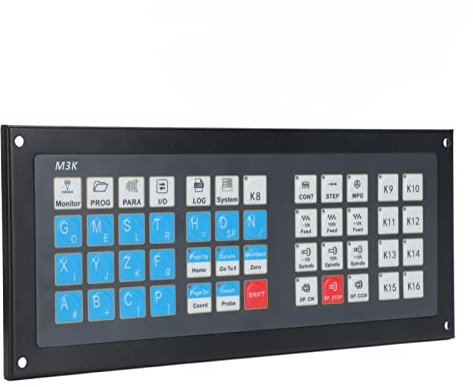 CNC-Steuerungssystem Panels Aluminiumlegierung M3K Erweiterungstastaturen CNC-Bewegungssteuerungssysteme mit Kabel für DDCS Expert M350 3 4 5 Achsen