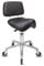 Staboos Rollhocker bis 160 kg - Premium Sattel Sitz mit Lehne - Praxishocker (Premium Rollen) Drehhocker höhenverstellbar (50 cm bis 65 cm) Sattelhocker