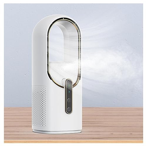 VVLXRIC Ventilateur Usb Silencieux, Rechargeable Par Usb,Avec Humidificateur Mini Ventilateur Silencieux Et Portatif Climatiseurs Portables, Pour La Maison, Le Bureau, Les Voyages