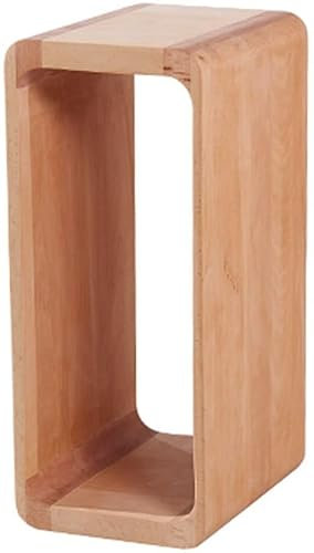 Tisch, Massivholz, Ecksofa, Mini, quadratisch, modern, minimalistisch, Couchtisch, Nachttisch, kreativer Beistelltisch (Größe: 37 x 28 x 52 cm)