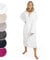 Blumtal Bademantel Damen Frottee in S aus 100% Baumwolle - OEKO-TEX zert. Sauna Bademantel Damen Baumwolle aus Velour & Frottier- extra saugstarke Bathrobe Women - Morgenmantel mit Kapuze- Weiß