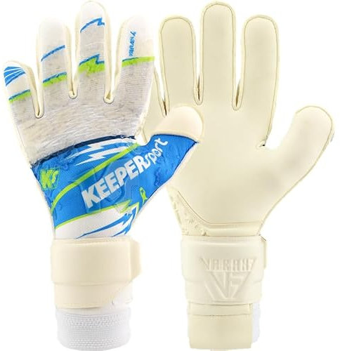 KEEPERsport Profi Torwarthandschuhe - Varan7 Champ RC #RetroV4-4mm Grip - Fussballhandschuhe für Erwachsene - Größe 8-11
