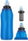 Gourde Filtrante 600ml Filtre À Eau Portable Pliable Extérieur,Purificateur d'eau De Survie d'urgence,Bouteille d'eau Filtrante De Sport pour Camping, Randonnée - Bleu