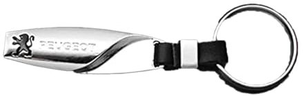 MNBVGHH Auto Porte-clé, pour Peugeot 206 207 208 306 307 108 2008 3008 Porte-Clés de Voiture en Cuir, Porte-Clés de Voiture Anti-Pert,Tournevis,Porte-clés de Remplacement,B-S