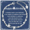 YELUWA Schmetterling Armband Silber 925 Damen, Geburtstags geschenk für Frauen Freundin Freundschaft Schwester 18. 21. 30. 40. 50. 60.Alles Gute zum Geburtstag Geschenk für Sie Mutter Tochter Nichte