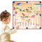 RunHero Montessori Spielzeug ab 1 Jahre Holz Magnetspiel Magnete Lernspiele Motorikspielzeug Puzzle Board Sortierspiel Kinderspielzeug Geschenk für ab 2 3 4 5 6 7 8 Jahre Kinder