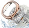 DEALELE [2-Pack] Uhrengehäuse Kompatibel mit Samsung Galaxy Watch Ultra 47mm (2025/2024), Glitzer Strass Diamant Schutzhülle Uhrenabdeckung Ersatz Gehäuse für Damen Herren, Roségold + Transparent