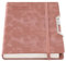 Akademischer Terminplaner 2025, ein Tag pro Seite, Hardcover, von Januar 2025 bis Dezember 2025, Agenda, A5, Tages- und Monatsplaner mit monatlichen Registern, Innentasche, Stift (Rosa)