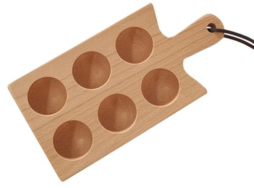 Portauova in legno | Vassoio per uova in legno con cordino per manico, porta uova, vassoio per uova in legno per cioccolatini, caramelle
