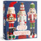 THE TWIDDLERS - 3 Wooden Nutcracker Soldiers, 28cm / 11 in Festive Colours with Christmas Countdown - Premium Handmade Pine Wood Classic Traditional Ornaments, Xmas Decorations With Moving Parts