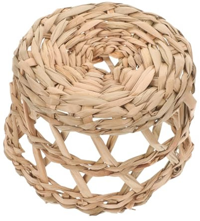 jojofuny Abat-jour Tissé Style Boho Pour Lampes Suspendues Décoration Naturelle Pour Intérieur Et Extérieur