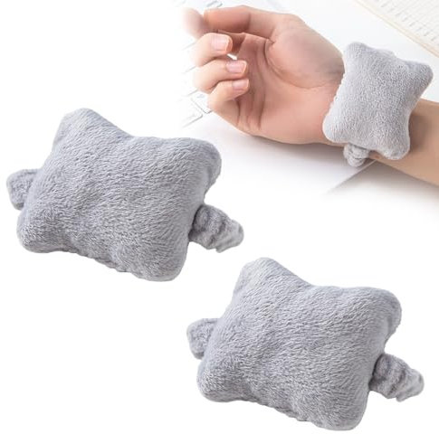 2 Pièces Repose Poignets, Set Clavier Souris Repose Poignets Clavier, Repose-poignets en Coton doux Clavier Souris, pour Dactylographie, Travail de bureau