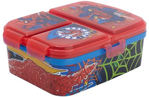 Stor Sandwichbox XL Spiderman Moving Target