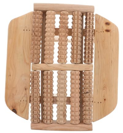 VALICLUD Fußhocker Für Badezimmer Ergonomische Fußstütze Aus Holz rutschfeste Massagehocker Für Dusche Und Sauna Vielseitig Einsetzbarer Stuhl Für Fußbäder Und Entspannung