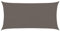 HOMTAKIE Parasol en PEHD rectangulaire 2x4 m Anthracite