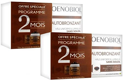 Oenobiol Autobronzant Hale uniforme et lumineux sans soleil - Lot de 4 boites
