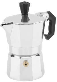 Regun Espresso Kaffeemaschine, 50ml 1 Tasse Presse Mokkakanne, Aluminium Espresso Kaffeekanne Topf, Home Kitchen Tool, für Haus oder Büro