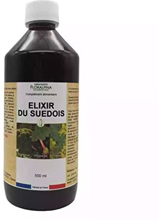 Floralpina - Elixir du suédois Maria Treben 500ml - Recette originale de Maria Treben - Fabrication Française