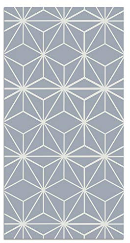 Panorama Vinylteppich - Modell Blau Sternlinien 100x140 cm - Verschiedene Größen - Deko Küche, Läufer und Outdoor