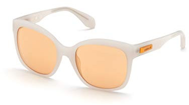Adidas Damen OR0012 Sonnenbrille, White/Brown Mirror, 54