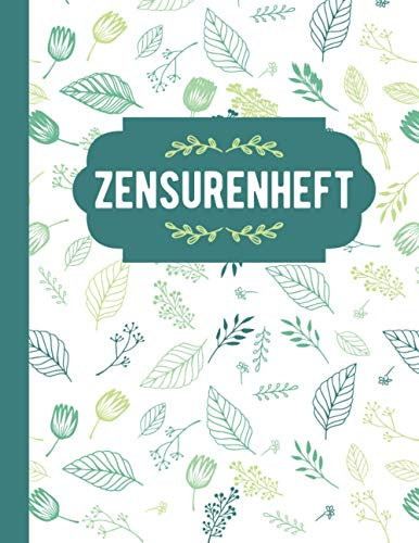 Zensurenheft: Notenheft für Lehrer | Genügend Platz für die Benotung in 20 Fächern mit bis zu 34 Schülern