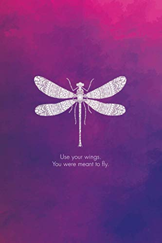 Dragonfly Journal - Dragonfly Mandala: Purple Dragonfly Journal for women with 120 pages, 6 x 9