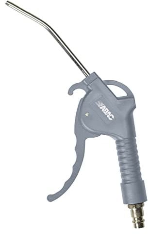 ABAC Pistola Aria Compressa G-503, Pistola di Soffiaggio con Ugello Lungo 10cm, Ugello da 2mm, Pressione Max 8 Bar, Plastica