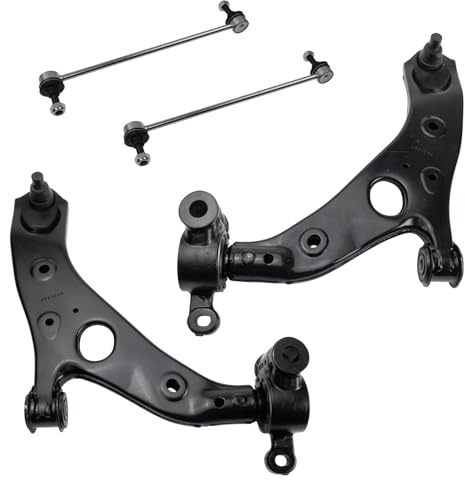 TRQ Vorderradaufhängung 4-teiliges Kit Querlenker mit Kugelgelenk Sway Bar Stabilisator Link Kompatibel mit Mazda 6 2014-2021 Mazda CX-5 2013-2016
