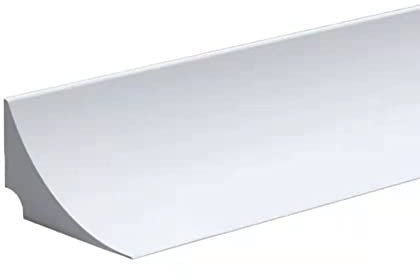 4M Barrera de Ducha Silicona Barrera Agua Ducha Autoadhesiva Borde Plato Ducha Umbral de Ducha Plegable Barrera para Agua de Baño y Cocina, Blanco(Un adhesivo de soporte)