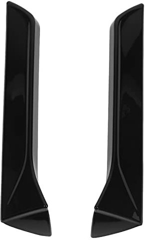 Seat Mk3 Spoiler 2 Stück Heckscheibenseitensplitter Flügel Außenverkleidung Links Rechts Ersatz für Seat 5F FR Mk3 Mk3.5 2013-2021 Heckscheibenseitenspoiler (Schwarz)