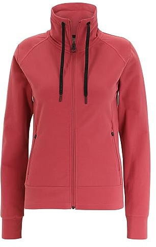 Venice Beach Sport-Sweatjacke für Damen mit Stehkragen Florence L, deep red