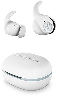 Energy Sistem High Jump Auriculares Deportivos (Bluetooth® 5.3, True Wireless Stereo, Secure fit+, IPX5, ESmart Connect App) Blanco