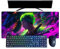 ButkUs One Piece Roronoa Zoro Anime Tappetino per mouse Gaming XXL, 800 x 300 mm, impermeabile e antiscivolo, superficie strutturata per PC e computer portatili
