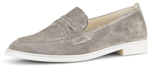 Gabor Damen Slipper, Frauen Slip On,Businessschuhe,Slip-ons,Mokassins,Halbschuhe,Slides,Schlupfschuhe,schluepfschuhe,Loafer,fumo,41 EU / 7.5 UK