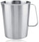Measuring Cup, 2L Stainless Steel Measuring Jug Milk Frother Jug Metal Melting Pot Milk Frothing Pitcher with Scale for Home