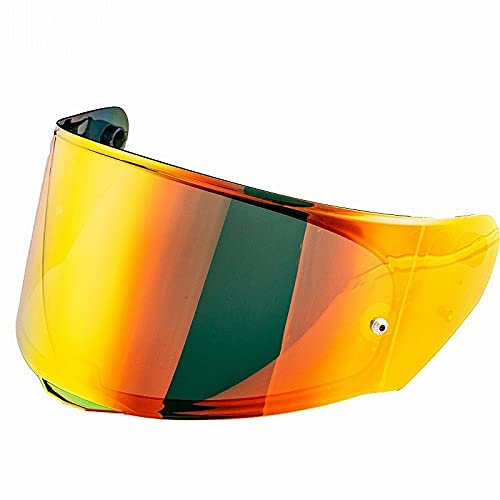 ADovz Fits L-S-2 Visors Fits FF320/FF353 /FF328/ FF800 Rapid Motorcycle Helmet Replace Extra Lens Chorme Red/green,durable