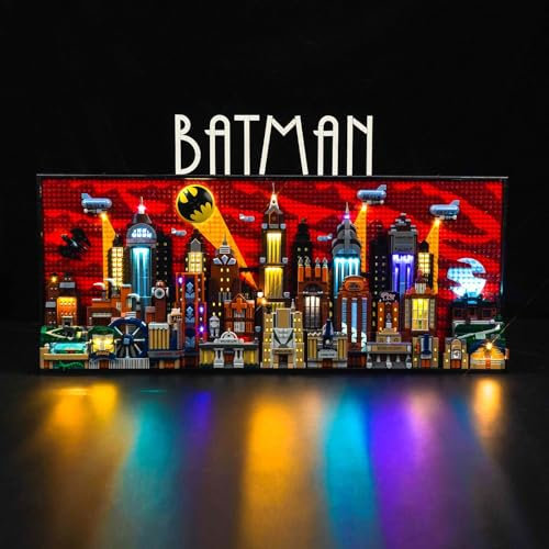 Led Licht Set für Lego 76271 Batman: The Animated Series Gotham City (Kein Lego), Dekorationsbeleuchtungsset für Lego Batman: The Animated Series Gotham City Kreative Spielzeug