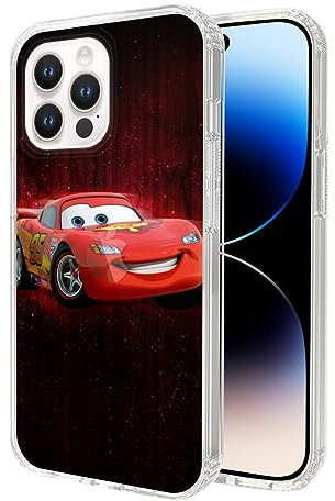 EWINRU Phone Case Lightning Compatible for Phone 14 15 13 12 11 McQueen Pro Max Se 2020 Xr Xs/X 6/7/8/6s Mini Case Clear