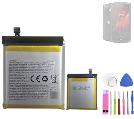 HIGHAKKU Batterie de rechange LPN386390 compatible avec Crosscall Core M5 Crosscall Core-M5 Mobile Phone