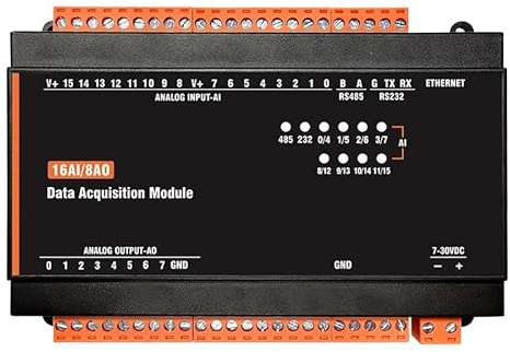MB328J(II)-S 16AI + 8AO (0-10V) RS485 RS232 Ethernet Modbus Rtu Tcp-Controller