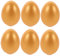 ibasenice 6St goldenes Eierspielzeug befüllbares Osterei befüllbare ostereier große goldene Eier Jumbo-Eier Goldene Ostereier Eierwerfen Spielzeug Festival goldene Eier goldenes Osterei Gips
