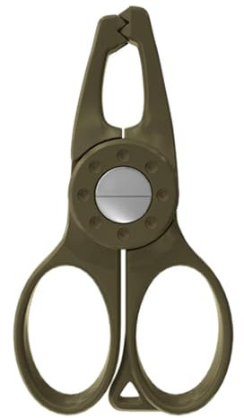 Fish Pliers Hook Remover | Small Fishing Pliers Scissors | Serrated Fishing Controller Cutter, Lightweight Split Ring Pliers Portable for Tackle Box Accessory