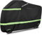 NEVERLAND Motorbike Cover Motorcycle Cover - Motorbike Cover 420 Oxford Vents Reflective Strips Rain Dust UV Protective Storage Outdoor L(220 * 95 * 110cm)