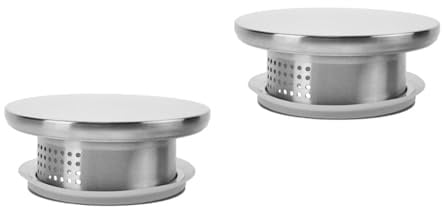 DOITOOL 2pièces Couvercle Inoxydable Pour Carafe Eau Bouchon Anti-fuite Avec Double Sortie Pour Versement Pratique Pour Cuisine Et Salle à Manger