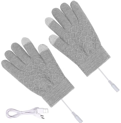 YRTUOP Heated Gloves USB Electric Touchscreen Mittens Hand Warmers | Warming Gloves for Football Camping Men Kids Running Work Motorcycle Women