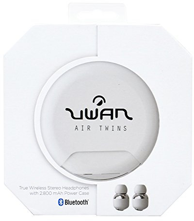 Uwan 98212 – Cuffie Wireless con batteria per cellulare, colore: bianco