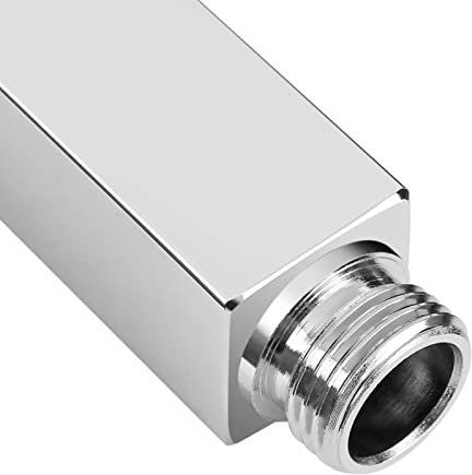 Dusche Arm Wand Quadrat Edelstahl Top Gerade 30cm Chrom Quadratische Decke Verlängerungsarm Montiert Regen Duschkopf Verlängerungsrohr für Badezimmer Badzubehör