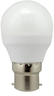 Pack of 10 Eveready LED Golf Round Light Bulb Lamp B22 Bayonet Cap BC Cool White Light 40w