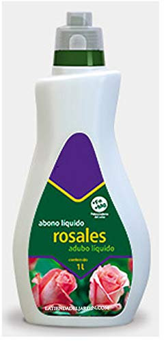 Suinga ABONO LÍQUIDO PARA ROSALES, ARBUSTOS DE FLOR Y PLANTAS TREPADORAS de 1 litro.