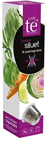 Cuida Té - Fonction relaxante- Capsules d'infusion- Fonction relaxante- 5 Capsules compatibles avec Nespresso- 15 Grammes